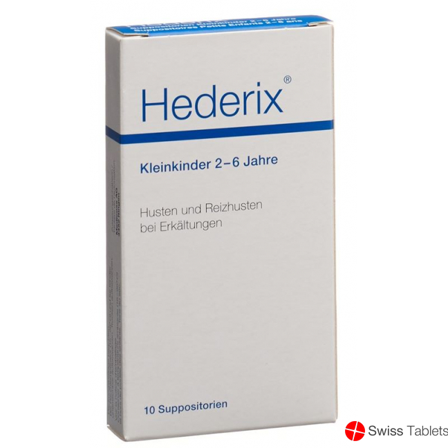 Hederix Kleinkinder Zäpfchen 10 Stück buy online