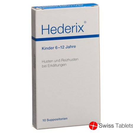 Hederix Kinder Zäpfchen 10 Stück buy online