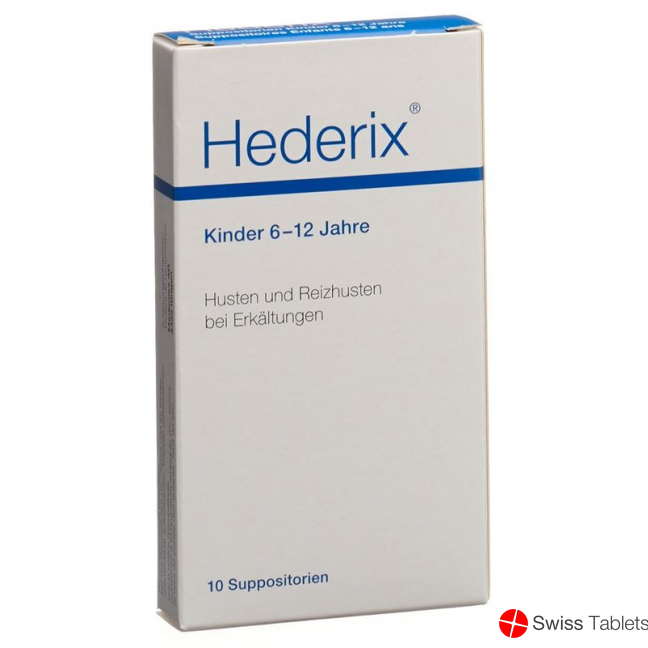 Hederix Kinder Zäpfchen 10 Stück buy online