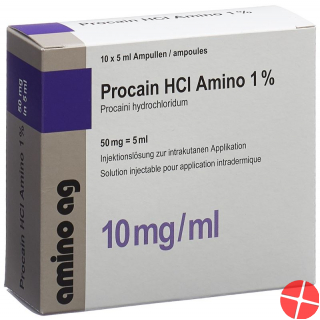 Procain HCl 1% Amino 50mg/5ml 10 Ampullen 5ml
