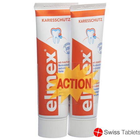 Elmex Rot Zahnpasta 2x 75ml buy online