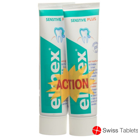 Elmex Sensitive Plus Zahnpasta 2x 75ml buy online
