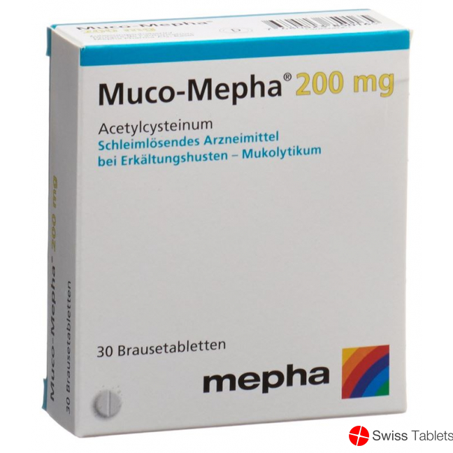 Muco Mepha Brausetabletten 200mg 30 Stück buy online