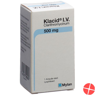 Klacid Trockensubstanz 500mg i.v. Ampullen