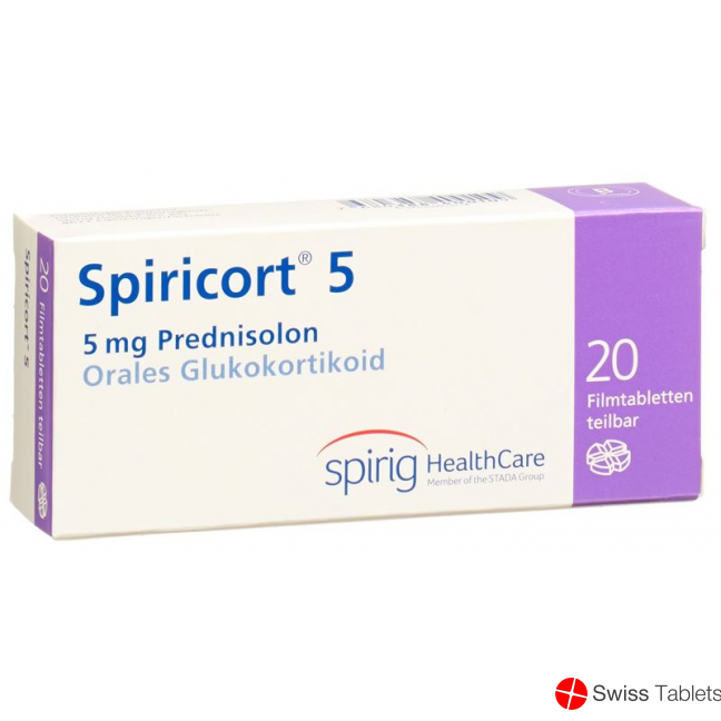 Spiricort 5 Filmtabletten 5mg 20 Stück buy online