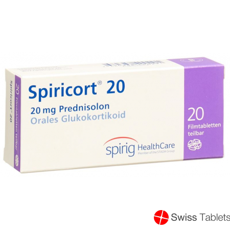 Spiricort 20 Filmtabletten 20mg 20 Stück buy online