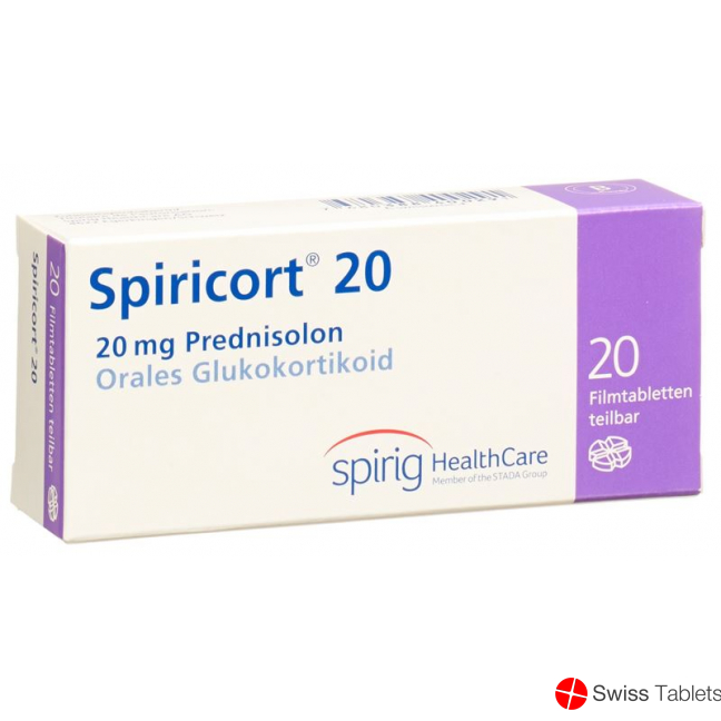 Spiricort 20 Filmtabletten 20mg 20 Stück buy online
