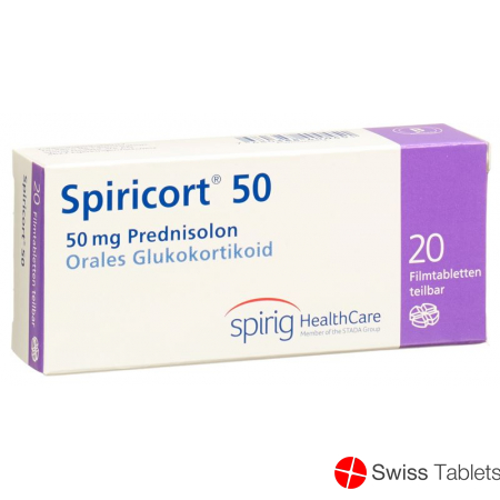Spiricort 50 Filmtabletten 50mg 20 Stück buy online