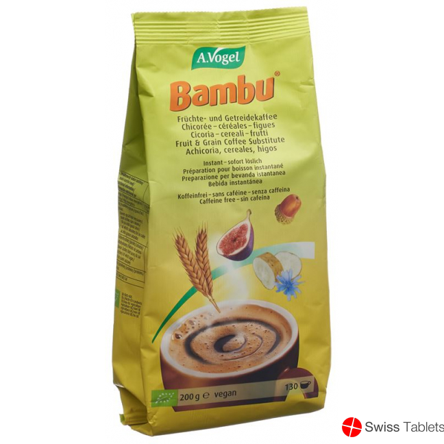 A. Vogel Bambu Früchte- und Getreifekaffee Instant 200g buy online
