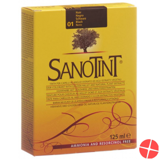 Sanotint Hair color 01 black