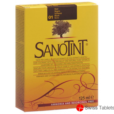 Sanotint Hair color 01 black buy online