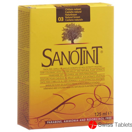Sanotint Hair colour 03 natural brown buy online