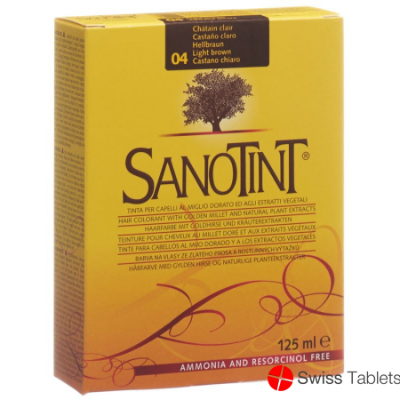Sanotint Hair colour 04 light brown buy online