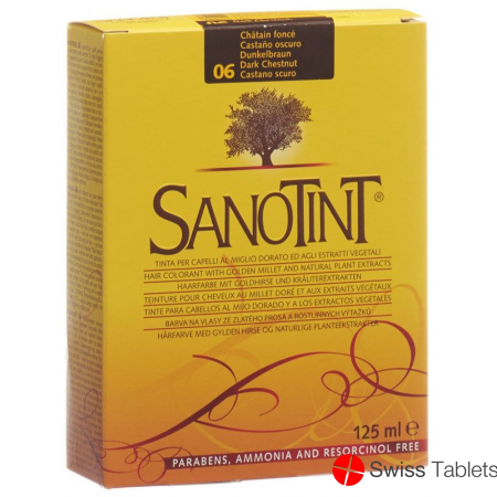 Sanotint Hair colour 06 dark brown buy online
