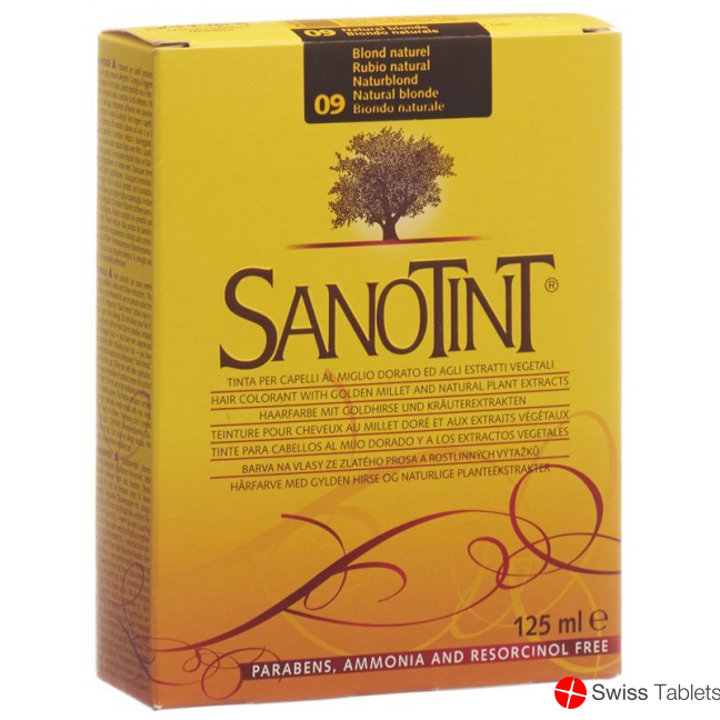 Sanotint Hair color 09 naturally blonde buy online