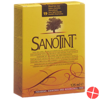 Sanotint 19 white blonde hair color cream