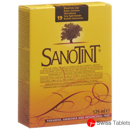 Sanotint Hair color 19 white blonde buy online