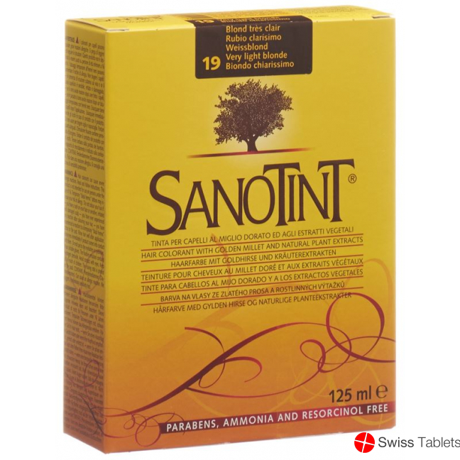 Sanotint Hair color 19 white blonde buy online