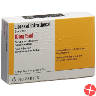 Lioresal Intrathecal Injektionslösung 10mg/5ml Ampullen