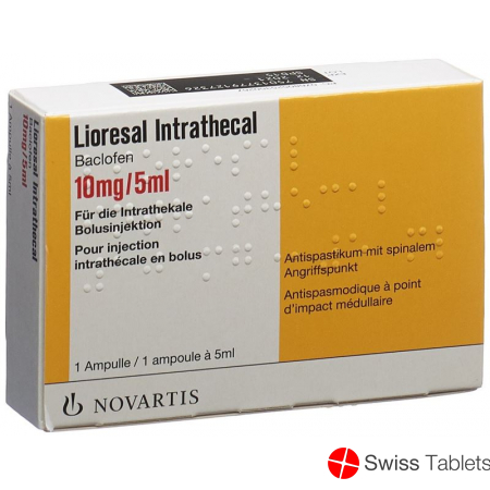 Lioresal Intrathecal Injektionslösung 10mg/5ml Ampullen buy online