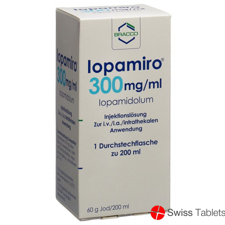 Iopamiro Injektionslösung 300mg/ml Flasche 200ml buy online
