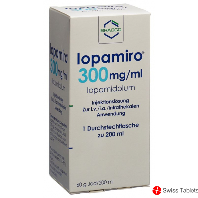 Iopamiro Injektionslösung 300mg/ml Flasche 200ml buy online