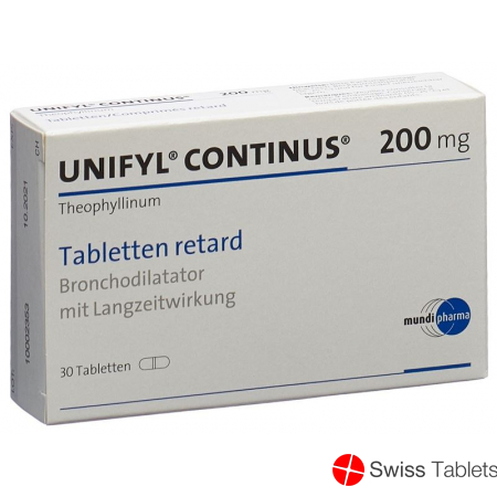 Unifyl Continus Retard Tabletten 200mg 30 Stück buy online