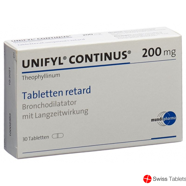 Unifyl Continus Retard Tabletten 200mg 30 Stück buy online