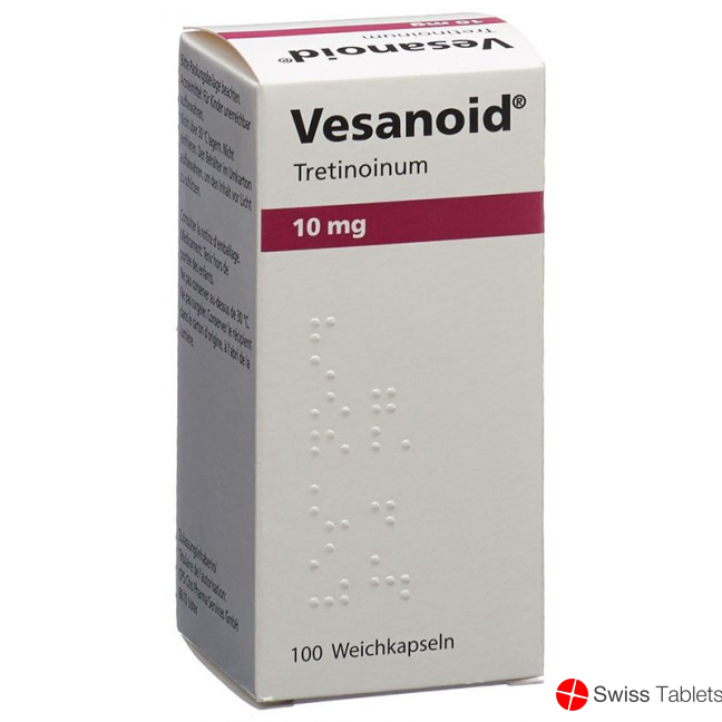 Vesanoid Kapseln 10mg 100 Stück buy online