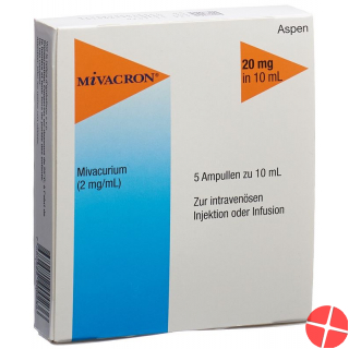 Mivacron Injektionslösung 20mg/10ml 5 Ampullen 10ml