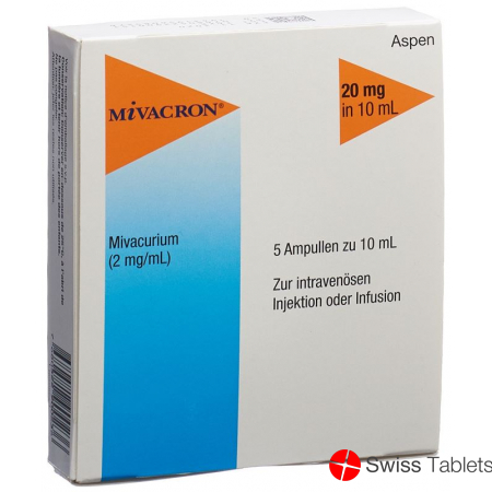 Mivacron Injektionslösung 20mg/10ml 5 Ampullen 10ml buy online