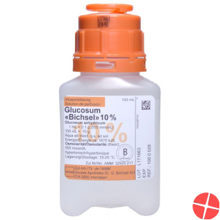 Gluc Bichsel Infusionslösung 10% O Best Plastikflasche 100ml
