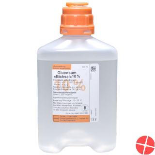 Gluc Bichsel Infusionslösung 10% O Best Plastikflasche 500ml