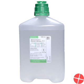 NaCl Gluc 1:1 Bichsel O Best Plastikflasche 1000ml