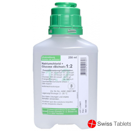 NaCl Gluc 1:2 Bichsel O Best Plastikflasche 250ml buy online