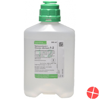 NaCl Gluc 1:2 Bichsel O Best Plastikflasche 500ml