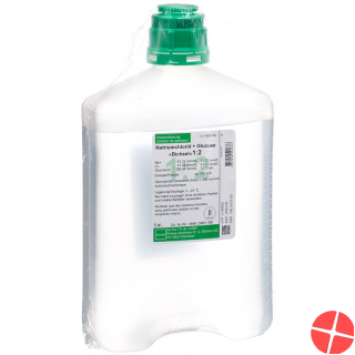 NaCl Gluc 1:2 Bichsel O Best Plastikflasche 1000ml