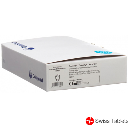 Conveen Security Plus Beinbeutel Unsteril 500ml 25cm 10 Stück buy online