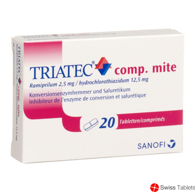Triatec Comp Mite Tabletten 2.5/12.5 20 Stück buy online