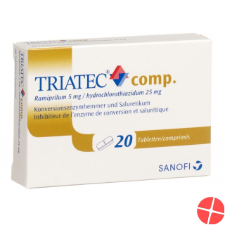 Triatec Comp Tabletten 5mg 5/25 20 Stück