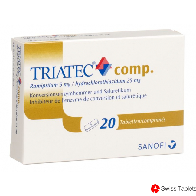 Triatec Comp Tabletten 5mg 5/25 20 Stück buy online