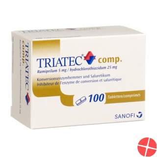 Triatec Comp Tabletten 5mg 5/25 100 Stück