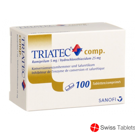 Triatec Comp Tabletten 5mg 5/25 100 Stück buy online