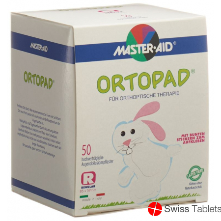 Ortopad Occlusionspflaster Regu Weiss Ab 4j 50 Stück buy online