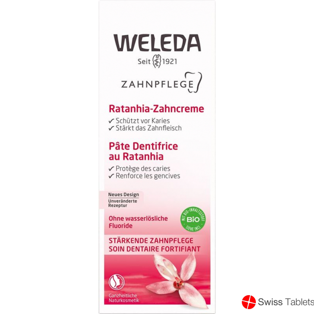 Weleda Ratanhia Zahncreme 75ml buy online