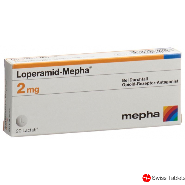 Loperamid Mepha 2mg 20 Tabletten buy online