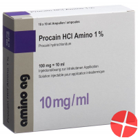 Procain HCl 1% Amino 100mg/10ml 10 Ampullen 10ml