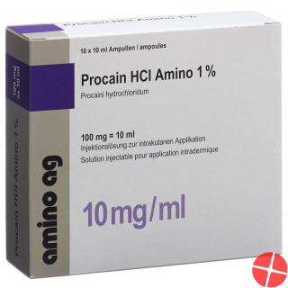 Procain HCl 1% Amino 100mg/10ml 10 Ampullen 10ml