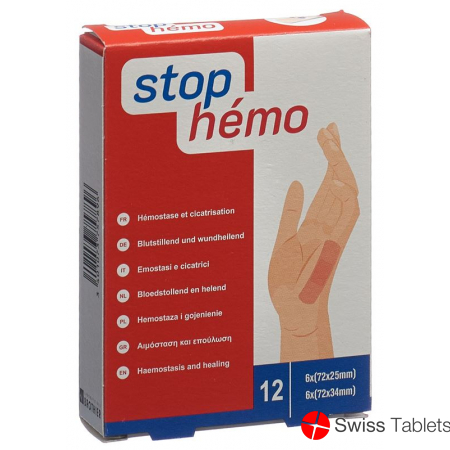 Stop Hemo Pflaster 12 Stück buy online