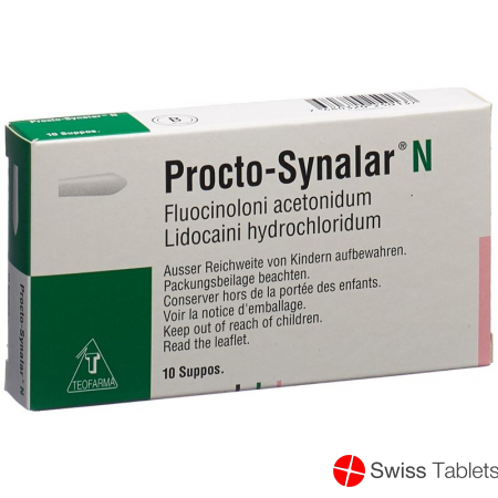 Procto Synalar N 10 Zäpfchen buy online